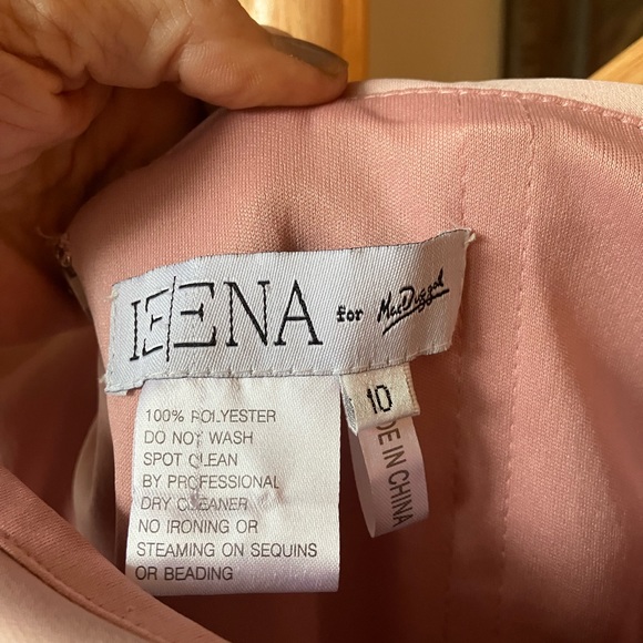 Ieena  for MacDuggal pale pink gown sz 10 - Picture 4 of 8